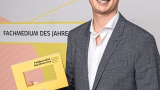 Christoph Seyerlein, Redakteur bei „kfz-betrieb“ (Vogel Communications Group), ist Fachjournalist des Jahres 2019. (Markus Nass)