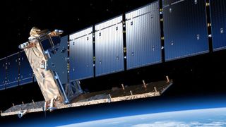 Der ESA-Satellit Sentinel-1 dient der Umweltüberwachung. Er spielt zudem eine entscheidende Rolle bei der Bereitstellung von Echtzeit-Informationen, um z.B. bei  Naturkatastrophen schnell helfen zu können.  (Bild: ESA/ATG medialab )