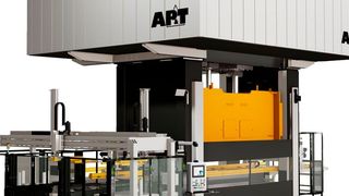 Auf dem Stand von AP&T werden unter anderem Pressen, Automatisierungslösungen, Werkzeuge, Öfen und der After-Sales-Service vorgestellt.  (AP&T)