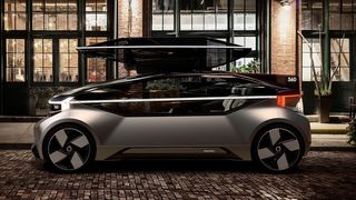 ... wie die Mobilität der Zukunft aus Sicht der Schweden aussehen könnte. (Bild: Volvo)