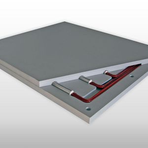 Busse-Elektroheizplatte mit Heizpatronen als Kernstück der Temperierung.