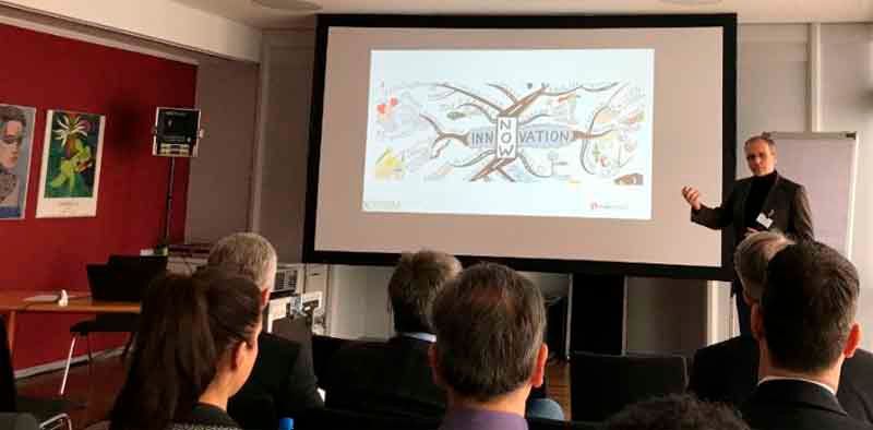 Toller Auftakt der #storagetc in Stuttgart mit @NevzatBuci Schauen Sie bei uns vorbei! (Bild: Pure Storage)