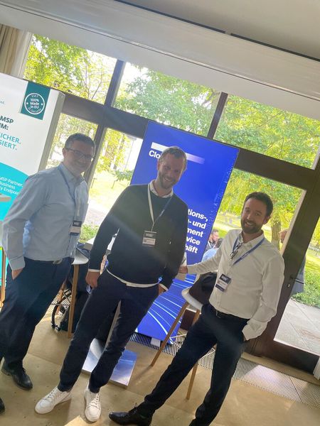 Andreas Delesky, CloudBlue, Stephan Teinert, Wortmann und Tom Schröder, CloudBlue (Bild: Vogel IT-Medien GmbH)