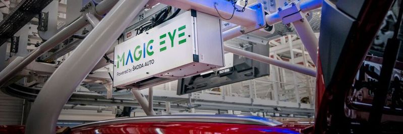 Skoda setzt auf KI-basierte Bilderkennung, um anfallende Wartungsmaßnahmen an der Fertigungslinie frühzeitig zu erkennen.