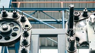 Ein SHW-Werkzeugwechselsystem für bis zu 120 Werkzeuge.  (Jan Walford)