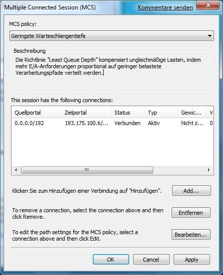 Schon eingebaut: Strategien zur Lastverteilung über mehrere iSCSI-Links (Archiv: Vogel Business Media)