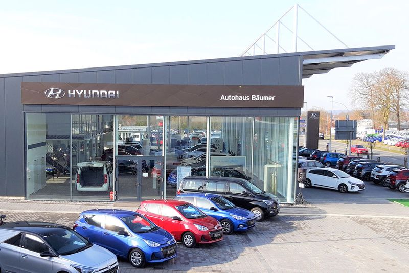In Ibbenbüren steht ein neuer Hyundai-Showroom. (Bild: Autohaus Bäumer)