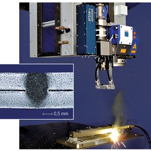Die neu entwickelte Laserschweißregelung gleicht Schwankungen im Schweißprozess in Echtzeit aus.