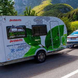 Auf dem Weg an den Gardasee ... (Bild:  Dethleffs)