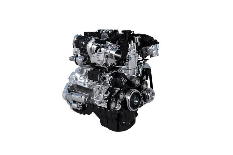 Die neue Ingenium-Motorengeneration setzt auf einheitliche Zylindergößen und -abstände. So gibt es viele Gleichteile zwischen Vierzylinder-Dieseln und -Benzinern. (Foto: Jaguar Land Rover)