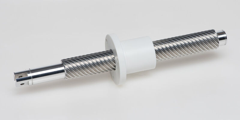 Diese Speedy-Gewindespindel aus Aluminium hat einen Durchmesser von  ø 26 mm und eine Steigung von 6 mm. (Bild: Eichenberger)