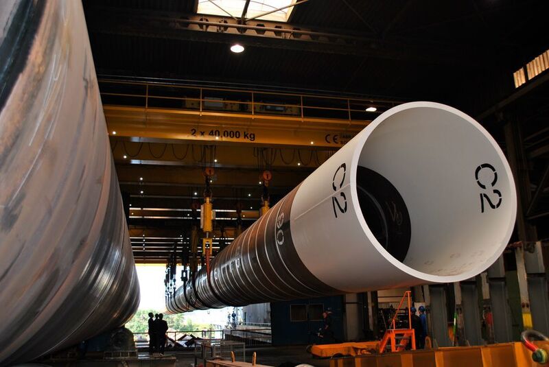 Die niederländische Sif Group ist spezialisiert auf Konstruktionen mit gigantischen Rohren. (Sif Group)