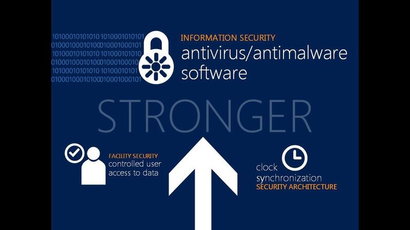 Abb. 4: Zu den Stärken im Security-Bereich gehören Malware-Schutz, Zugangskontrolle und Systemuhr-Synchronisation.  (Microsoft)