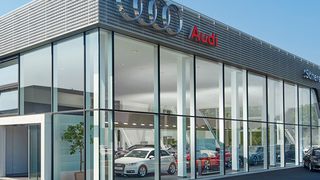 620 Quadratmeter Fläche bietet der neue Audi-Terminal in Homburg. (Scherer)