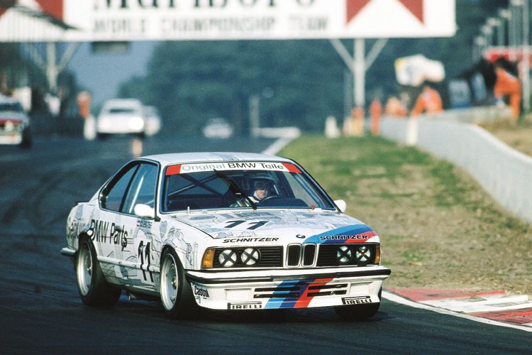 100 Jahre BMW-Motorsport: BMW 635 CSi beim DTM-Rennen im belgischen Zolder anno 2002. (Foto: BMW)