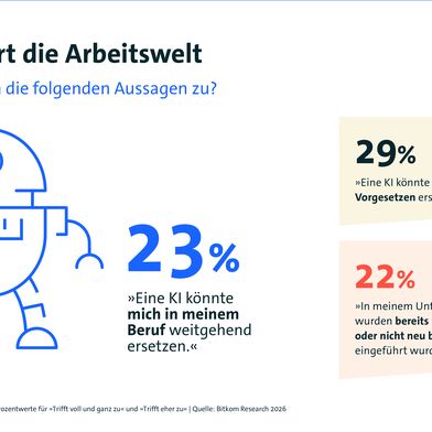 Das sind die Ergebnisse einer repräsenttiven Berfragung von Bitkom. (Bild: Bitkom)