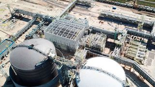 Die neue Düngemittelanlage hat eine Kapazität von 2890 Tonnen Ammoniak am Tag. (Eurochem)