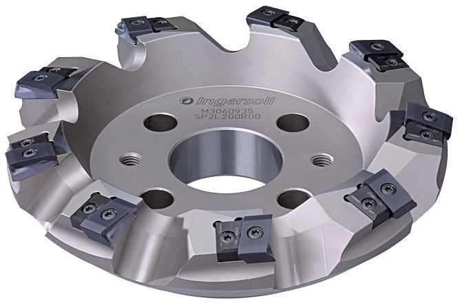 Bild 6: Hochvorschubfräser mit 13° Anstellwinkel.  (Bild: Ingersoll)