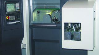 Vergleichbar einem Chamäleon, lässt sich die Meteor-Werkzeugmaschine mit austauschbaren Modulen schnell an veränderte Produktionsbedingen anpassen.  Bild: Kuttkat (Archiv: Vogel Business Media)