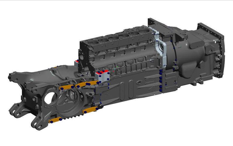 3 Unterschiedliche lokale Steifigkeiten,  .... wie z.B. bei komplexen Gussgehäusen.  Bilder 3+4: AGCO (Hersteller der Traktoren der Marke Fendt) (Archiv: Vogel Business Media)