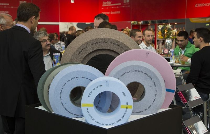 Krebs: Schleifwerkzeuge. (Bild: Messe Stuttgart)