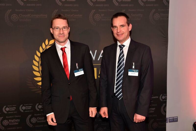 Michael Erhard und Stefan Roth (Fujitsu Technology Solutions) (VIT)