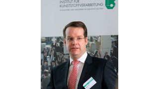 Prof. Dr.-Ing. Christian Hopmann, head of IKV, will open the Colloquium with a lecture on Industry 4.0 and strategies for plastics technologies, and look at the topic of additive manufacturing from his point of view as a researcher. On 6 November he gave journalists a sneak peek of what to expect from the Colloquium next February. (Source: Schulz)
