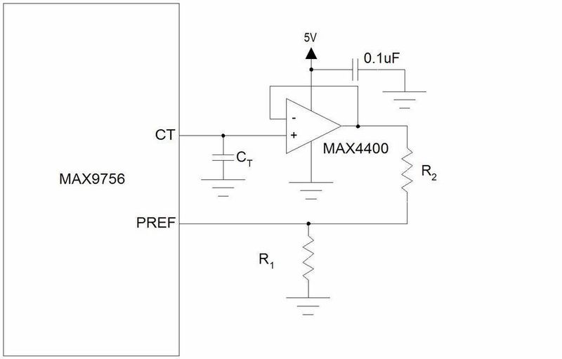 Bild 5:  Durch Hinzufügen eines Operationsverstärkers (MAX4400) und eines Widerstands (R2) kann die Kompressionsrate des ALC beim MAX9756 gesenkt werden (Archiv: Vogel Business Media)