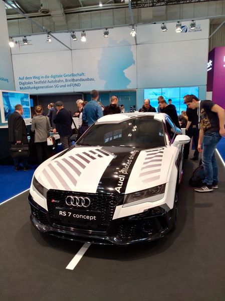 Autonomes Fahren, Thema der Messe. (Bild: Robert Horn)