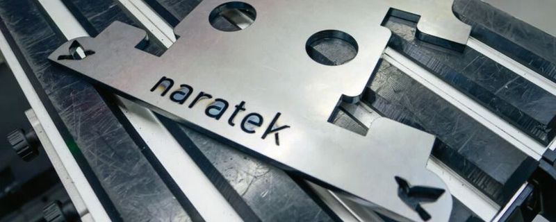 Dieses Teil wurde aus grünem Stahl auf einem Bystronic-Laser geschnitten.(Bild:  Bystronic/Stefan Jermann)