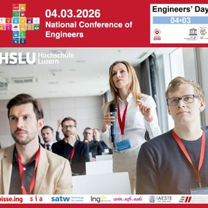 Am 4.3.2026 findet der Engineers' Day statt – international der World Engineering Day. Neu 2026: Die National Conference of Engineers an der HSLU.(Bild:  Engineers' Day)