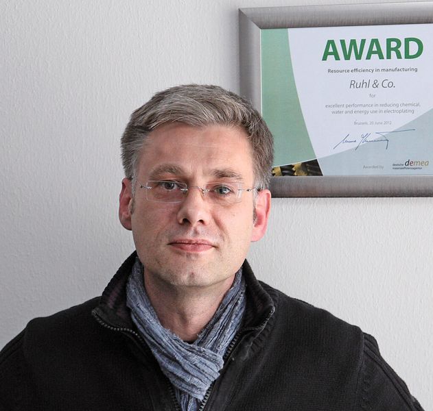 „Umweltschutz und nachhaltiges Wirt-schaften sind ein Unternehmensziel“, betont Geschäftsführer Stefan Ruhl. (Bild: Kuttkat)