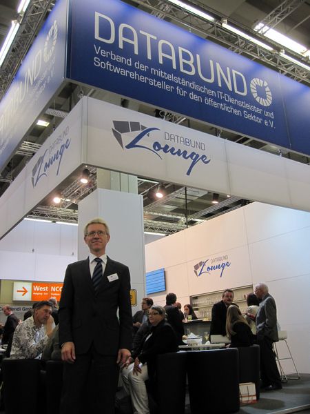 ... und Databund-Vorstand, Detlef Sander, war zufrieden (Foto: Sandra Schüller)