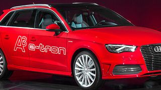 Ab dem Ende dieses Jahres ist der Audi A3 Sportback e-tron bestellbar. Auf der „Future Lab tron-experience“ stellte Audi außerdem weitere tron-Modelle vor. (Foto: Audi)