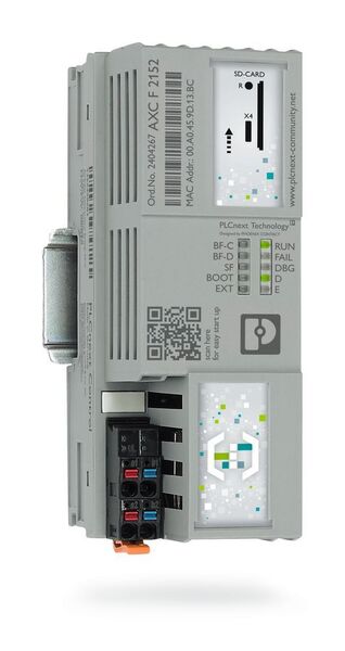 Die AXC F 2152 PLCnext-Steuerung von Phoenix Contact liefert RS jetzt in den Regionen Emea und Asia Pacific. (RS Components)