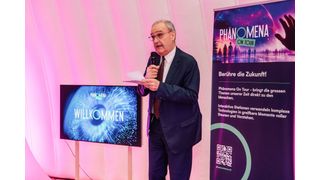 Bundespräsident Guy Parmelin bei der Eröffnung der Phänomena.  (Bild: David Biedert)