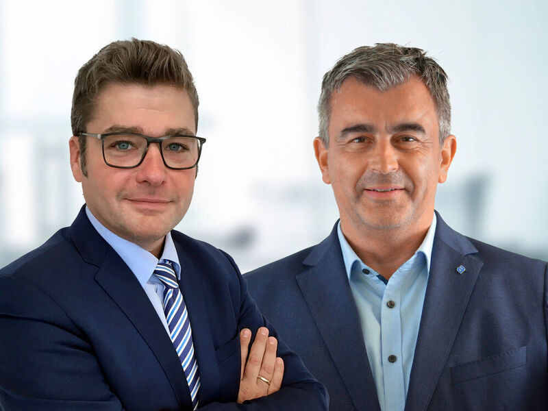 Patric Könner, Geschäftsführer a.i. (links) und Stefan Schimon, Inhaber & VRP 