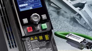 Der kompakte Frequenzumrichter Sinamics G120C von Siemens ist nun auch in der Kommunikationsvariante Profinet verfügbar. Er eignet sich zum Betrieb in Pumpen, Kompressoren, Lüftern sowie Mixern und Extrudern, aber auch an Förderbändern und einfachen Handlingmaschinen. (Bild: Siemens)