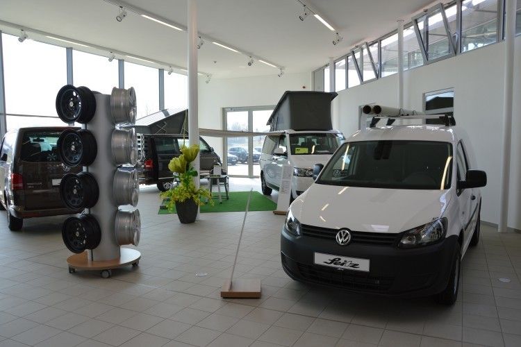 Die Eröffnung des Nutzfahrzeugzentrums begleitete das VW-Zentrum mit einer Veranstaltung für Familien mit Kindern, die gerade in die Schule kommen. (Foto: Achter)