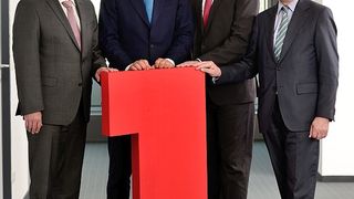 Die Tyre1-Chefs: Dr. Andreas Maichel, Eberhard Reiff, Marco Schulz, Hans-Joachim Spengler (von links). Es fehlt: Dr. Immanuel Kohn. (Foto: Reiff)