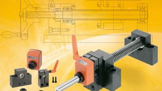 Mit Hilfe des Misumi-Katalogs in kürzester Zeit zusammengestellt: kundenspezifischer Trapezgewindetrieb für manuellen oder motorisierten Spindelantrieb.  (Bild: Misumi)