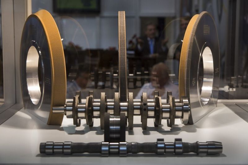 Krebs: Schleifwerkzeuge. (Bild: Messe Stuttgart)