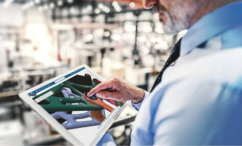 (Projektbeteiligte können problemlos ortsunabhängig und dennoch kollaborativ arbeiten. Bild: Dassault Systèmes)