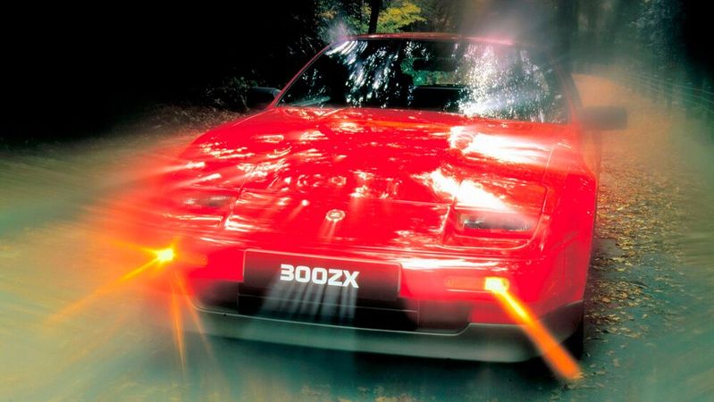 Rot, aber kein Rossa Corsa: 1986 dominierte Japan den globalen Sportwagenmarkt, dies mit schnellen Samurai wie Nissan 300ZX, Mazda RX-7 und Toyota Supra.(Bild:  Nissan)