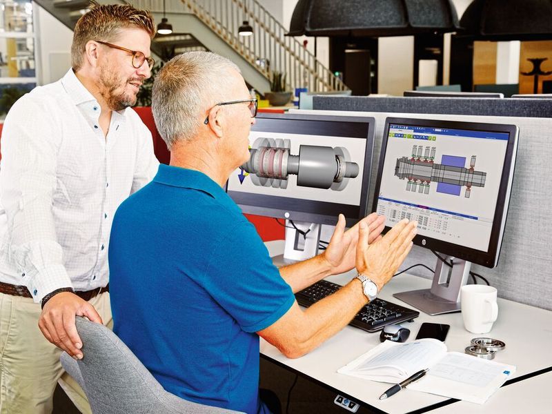 Um die gewünschten Leistungssteigerungen zu erzielen, können Spezialisten von SKF zum Beispiel Spindeln so optimieren, dass sie deutlich längere Standzeiten erreichen. (Magnus Cimmerbeck)