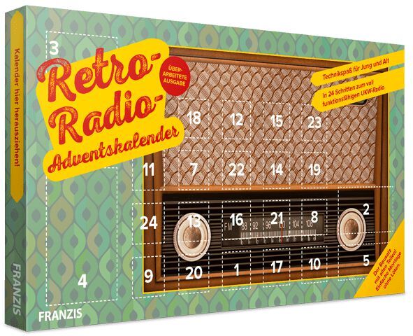 Retro-Radio-Kalender: Ohne Vorkenntnisse zum eigenen UKW-Radio (Bild: Franzis)