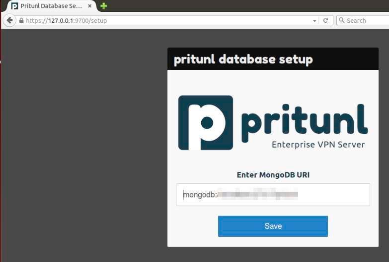 Nach der Installation erfolgt die Einrichtung von Pritunl über ein Webinterface. (Joos / Pritunl)