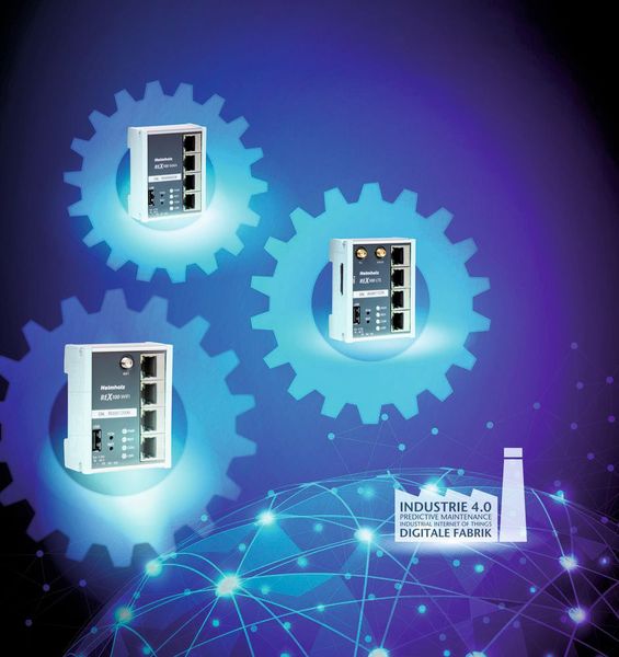 Bei Helmholz steht auf der SPS IPC Drives 2017 eine einfache Fernwartung für die digitale Fabrik im Fokus. Dafür stellt das Unternehmen das MyREX24 V2 Portal vor. Dieses bietet Visualisierung der Anlagenwerte, Alarmierung bei Überschreitung von Grenzwerten, Protokollierung von Betriebsdaten und der Zugriff von jedem Ort der Welt auf Maschinen und Anlagen. Mit dem Portal werden Störungen in der Anlage durch Materialmangel, Verschleiß oder Bedienfehler per SMS oder E-Mail dem Personal gemeldet. Ein flexibles Benutzermanagement mit umfangreichen Zugriffsrechten und Mandantenverwaltung ermöglicht es, den Überblick zu behalten und Zugriffe auf Anlagen und Daten sicher zu gestalten.  Helmholz auf der SPS IPC Drives 2017: Halle 7, Stand 404 (Bild: Helmholz)