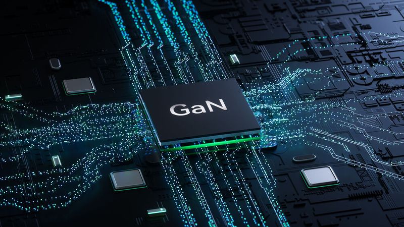 Symbolic Image: Advanced GaN chips enabling high-performance power solutions for datacenter, industrial, and automotive applications.(Source: ©  danter - stock.adobe.com)