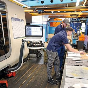Pumpenproduktion bei Dickow(Bild:  Mittelstand-Digital Zentrum Augsburg)